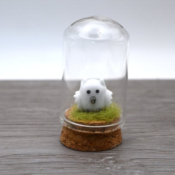 small white owl keepsake figure