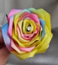 Beautiful Unicorn Ribbon Rose - Long Stem Artificial Forever Flower Gift - Image 2