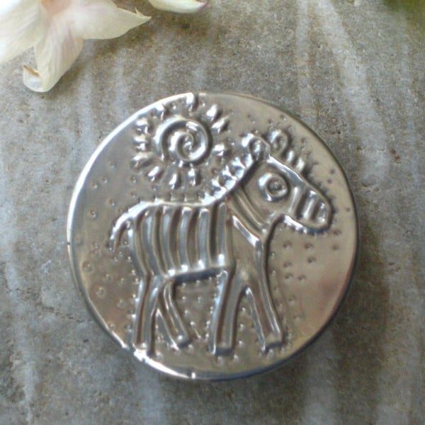  Zebra Brooch 