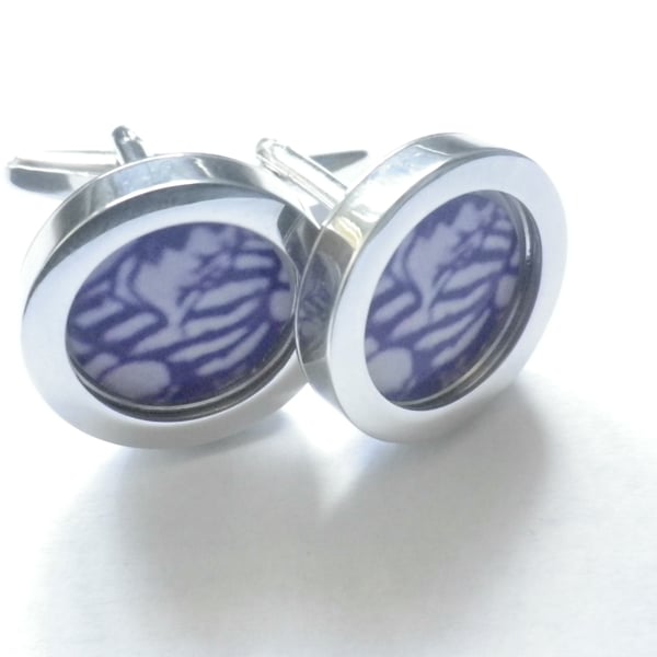 Vintage Rugby cufflinks, free shipping, gift wrapped, great image, Ref 1234  