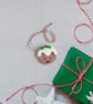 Happy Christmas pudding decoration - Image 4
