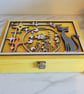 Bespoke hand embellished wooden gift, craft and memories box.