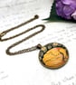 Tulip pendant fabric button William Morris anniversary gifts - Image 5