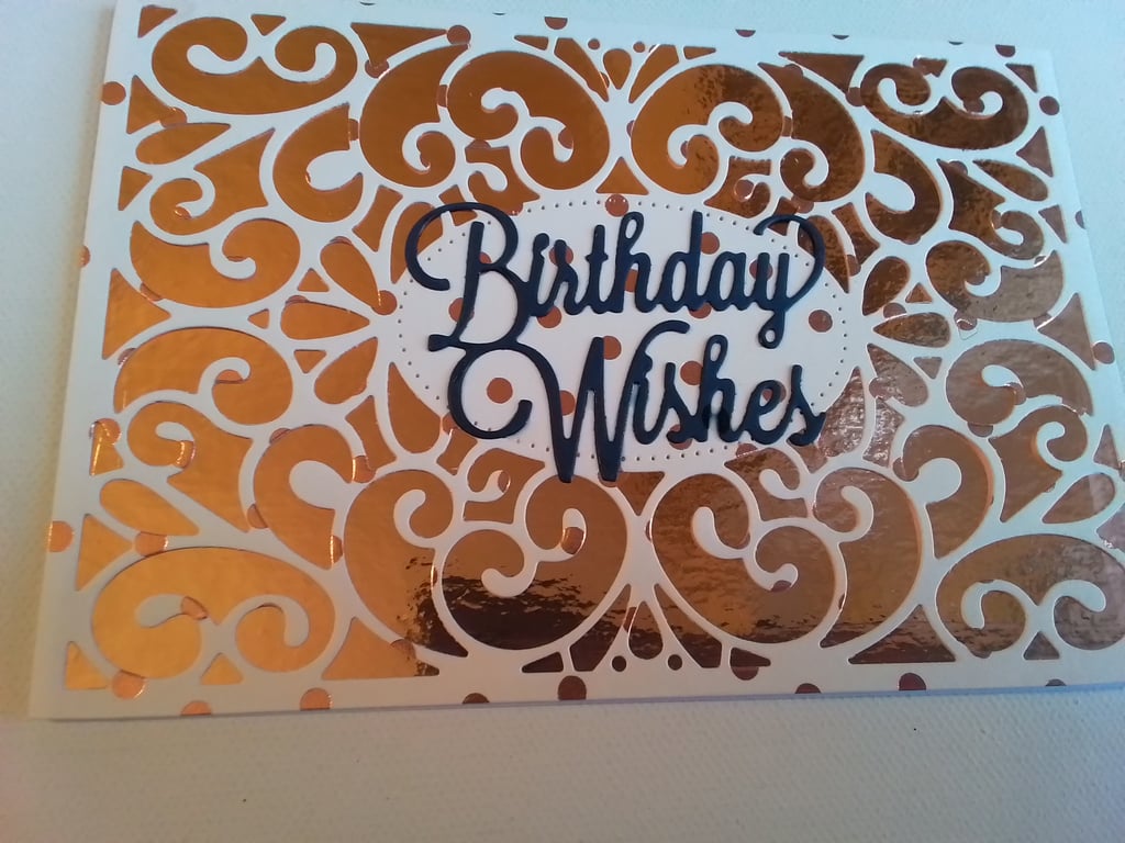 Birthday card. Best wishes card. Ref 061