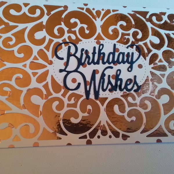 Birthday card. Best wishes card. Ref 061