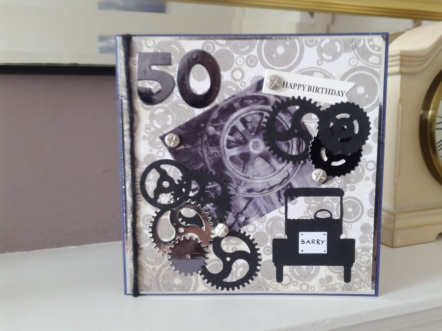  Men's Mechanical Birthday card