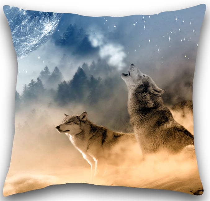 Wolf  Cushion Wolf cushion cover