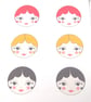 PDF Printable Transfer Craft Doll Faces - Tamara Doll Face - Image 1