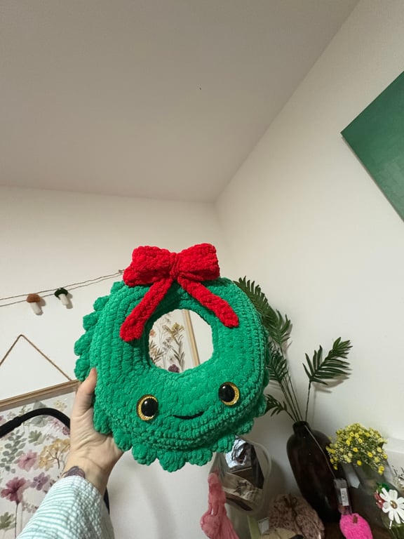 Christmas wreath crochet