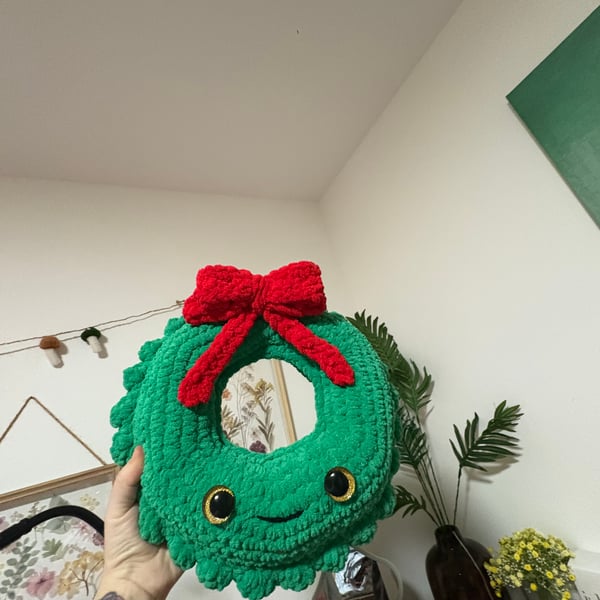 Christmas wreath crochet