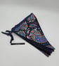 Blues theme bunting, 10 triangles. Free uk delivery.  - Image 1