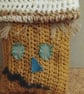 Handmade crochet scarecrow pumpkin autumn decoration - Image 2