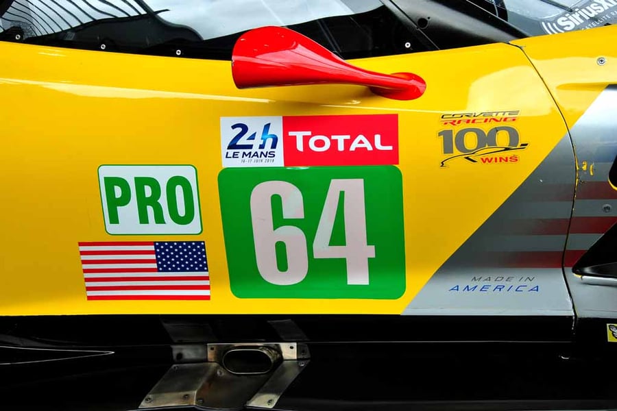 Chevrolet Corvette C7.R Sports Car Photograph Print