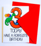 Birthday Card 3 Year Old Card, 3rd Today Have A Roarsome Birthday, Age Birthday  - Image 9