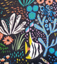 Bookmark - Tropical Coral Reef Fish fabric,  backed with wool felt - Image 7