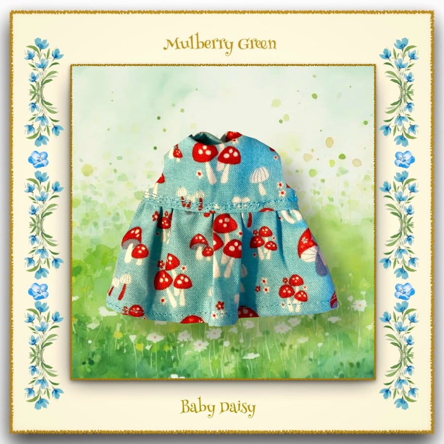 Toadstool Dress for Baby Daisy 