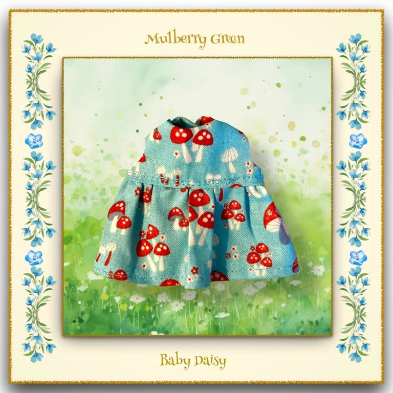 Toadstool Dress for Baby Daisy 