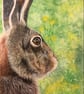 “Hope” hare print from original watercolour 