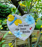 You Make My Heart Smile, Hanging Garden Decoration, Perfect Gift for Garden, - Image 4