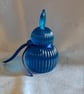 Little Blue coloured Spring Bunny Ornament - Resin - Image 4