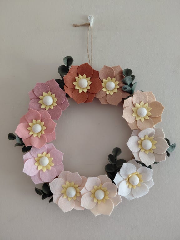 Milkshake Flower Wreath
