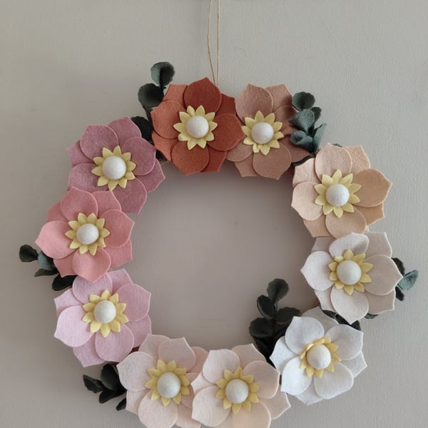 Milkshake Flower Wreath