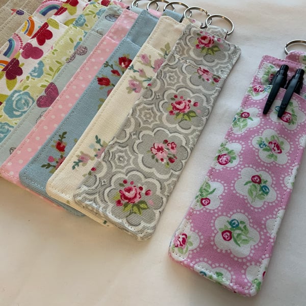Lanyard Pen Holder, Fabric Pen Holder, Teachers Gift, Office Gift