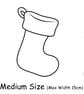 Christmas Stocking Robin Red Green Scandi Robins Xmas Stockings 14" - Image 4
