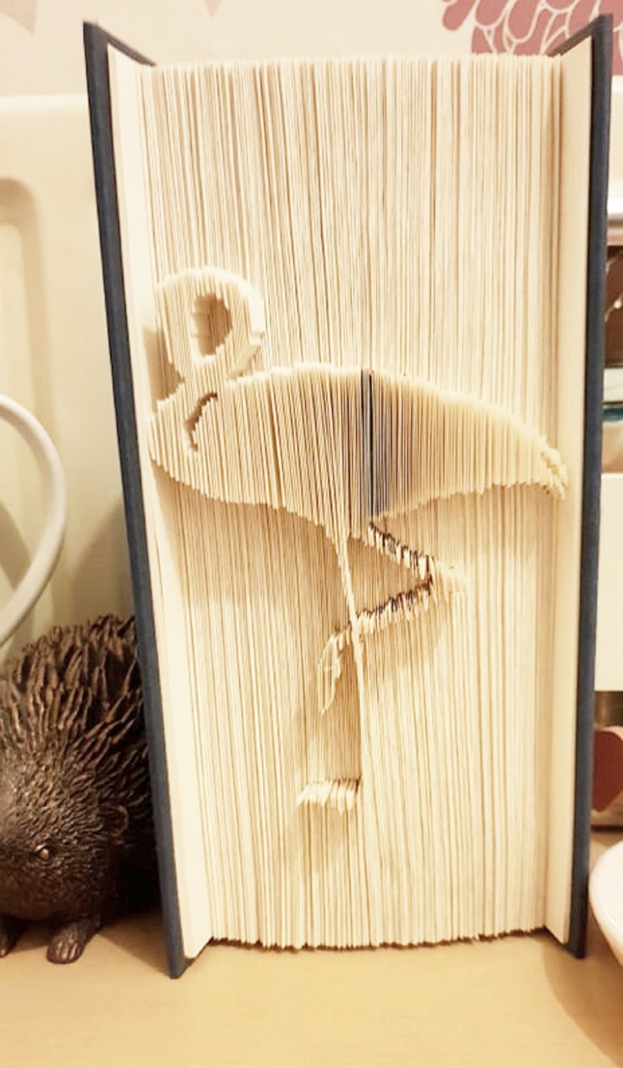 Flamingo CUT & FOLD Book Folding Pattern - EMAILED PDF PATTERN