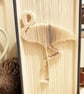 Flamingo CUT & FOLD Book Folding Pattern - EMAILED PDF PATTERN - Image 1