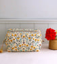 Buttercup & Bee Cosmetic Bag – Yellow Floral Wash Bag
