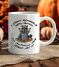 Funny Autism Meme Mug  Neurodivergent Mental Health Gift  Raccoon Coffee Mug 