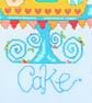 Afternoon Tea and Cake Teapot Cross Stitch Digital Download PDF chart - Image 2