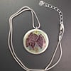 Snake's Head Fritillary pendant