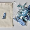 'Blue Birdie Garland' - Hanging Decoration