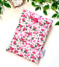 Handmade Pink Floral Kindle Sleeve, E-reader pouch - Image 1