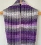 Purple Infinity Scarf - Handmade - Crochet Scarves - Christmas Gift for Mum - Image 7