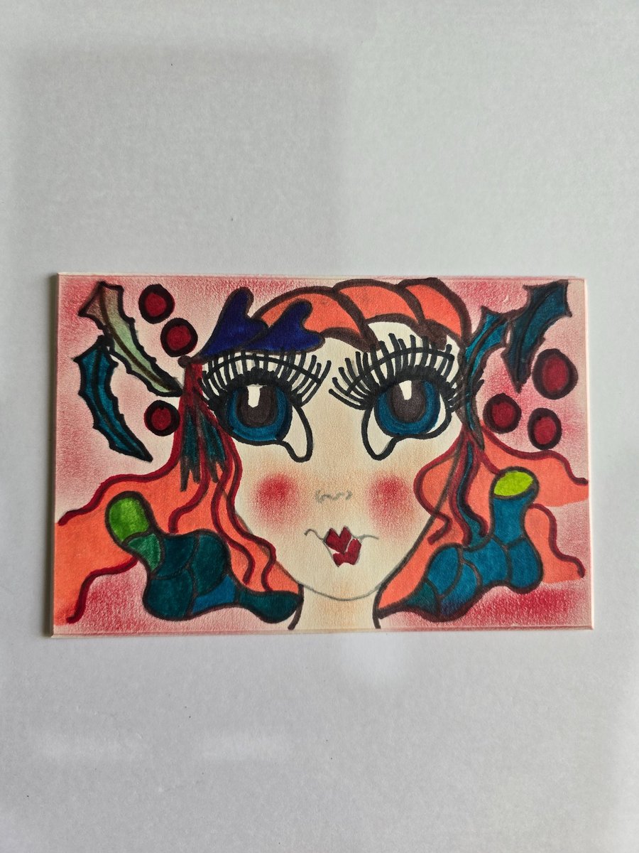 Christmas Fairy Drawing 