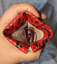 Red snake skin (effect) glasses case - Image 4