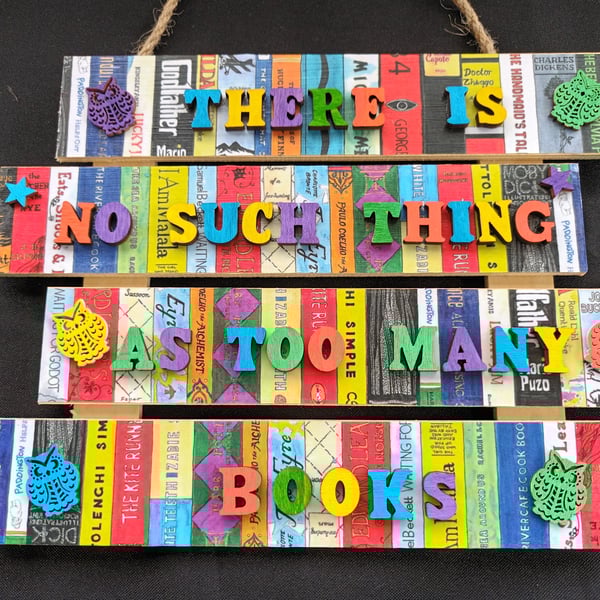 Hand decorated hanging wooden sign 