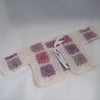 Crochet granny square cardigan for newborn baby