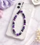 Midnight Lilac Phone Charm