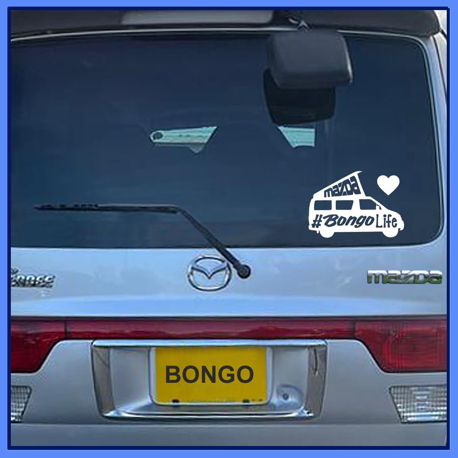 Mazda Bongo Van Life  Car Van Sticker Decal Bumper vinyl