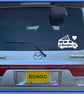 Mazda Bongo Van Life  Car Van Sticker Decal Bumper vinyl - Image 1
