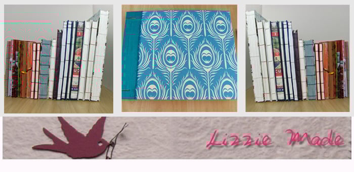 LizzieMade Hand Bound Books