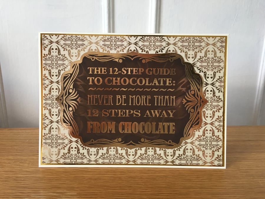 Chocolate Birthday Card