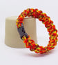 Paracord Bracelet - Orange & Yellow - Image 2