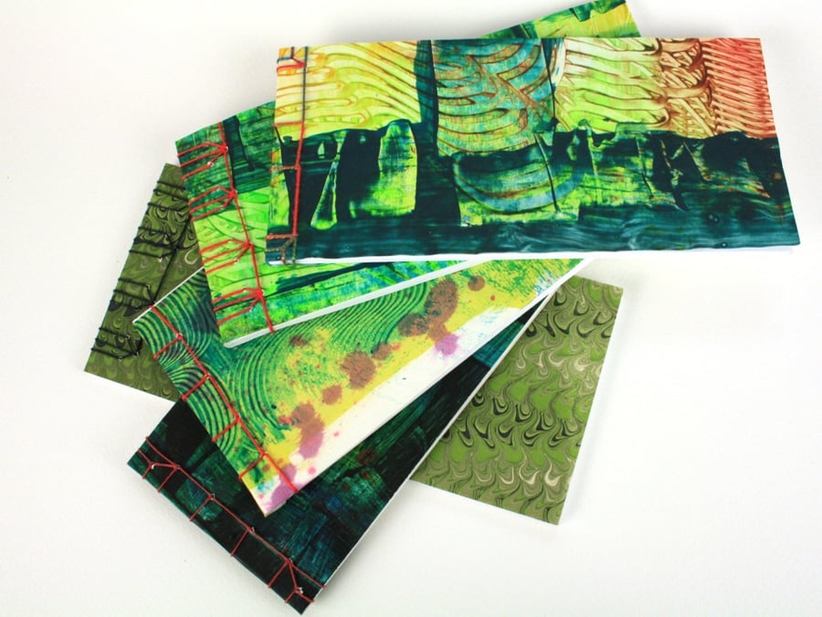 Green Jotter, Notepad, Notebook, Colourful, Nature