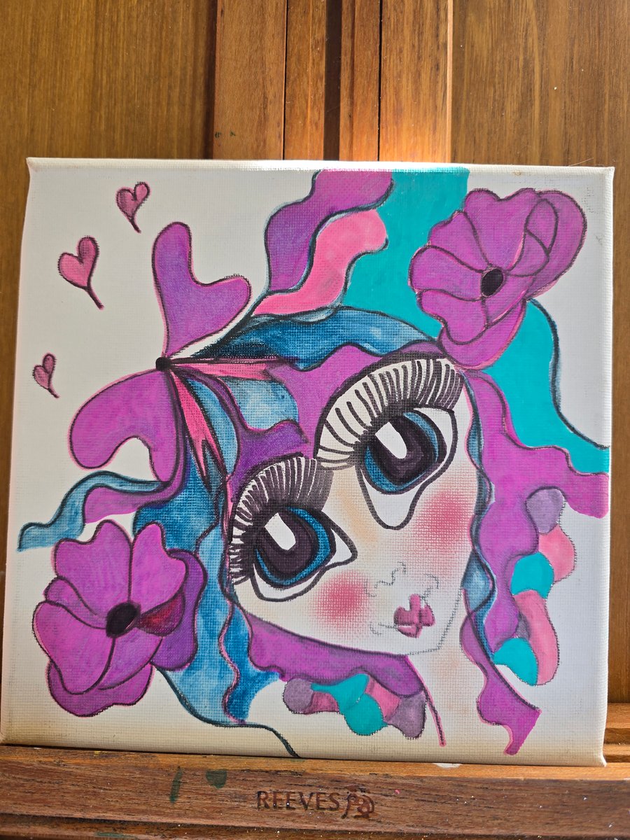 Fairy Canvas Drawing 