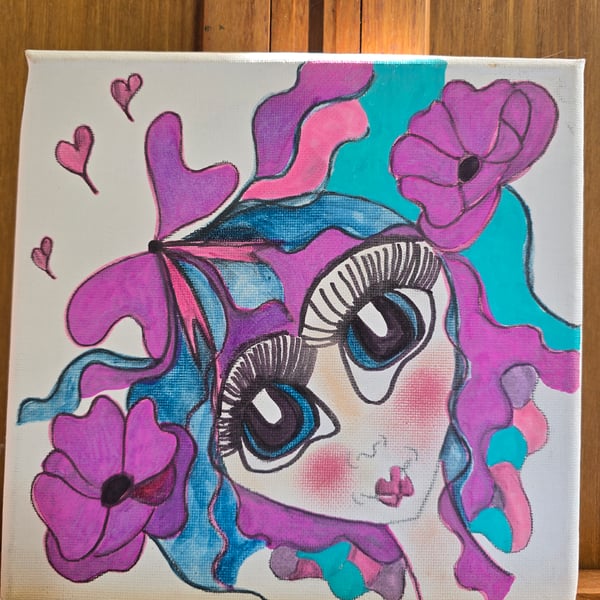 Fairy Canvas Drawing 